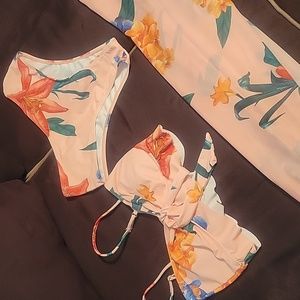 3-piece Pink Bikini set